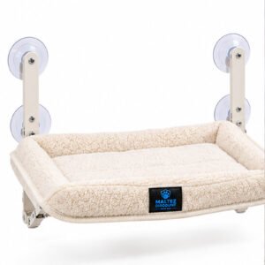Maltez Discount Suction Cup Window Cat Perch - Cream