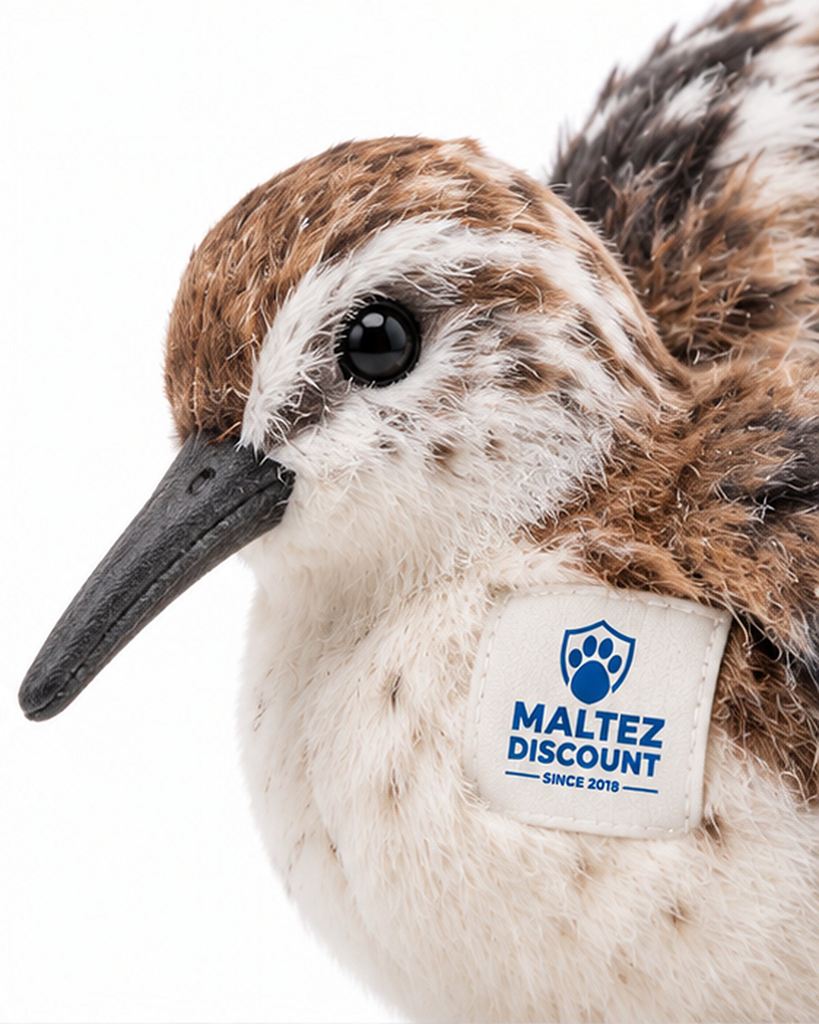 Maltez Discount Rechargeable Interactive Bird Cat Toy - Brown and White - Image 2